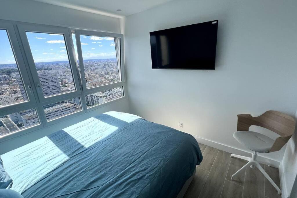 Nice Apartment With Amazing View Of Paris + Parking Dış mekan fotoğraf
