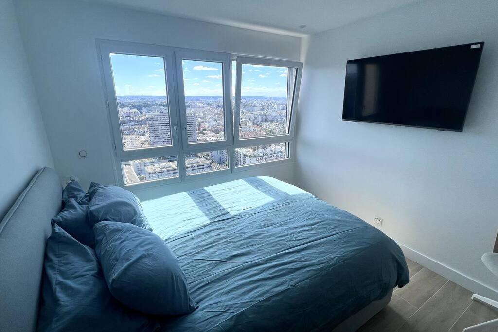 Nice Apartment With Amazing View Of Paris + Parking Dış mekan fotoğraf