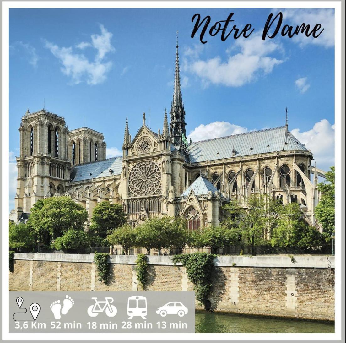 Nice Apartment With Amazing View Of Paris + Parking Dış mekan fotoğraf